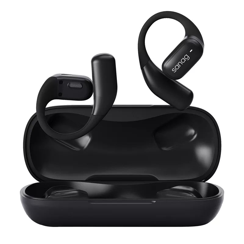 Sanag Z77S Pro Wireless Bluetooth Headphones with Ear Hook - Open Ear Air Conduction Sport Headset for Running, Cycling, Workout & Outdoor Activities