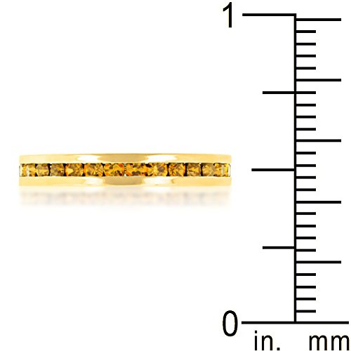 Elegant Swarovski Crystal Birthstone Stackable Eternity Rings for Women - Perfect for Anniversary Gifts, Wedding Bands & Everyday Jewelry