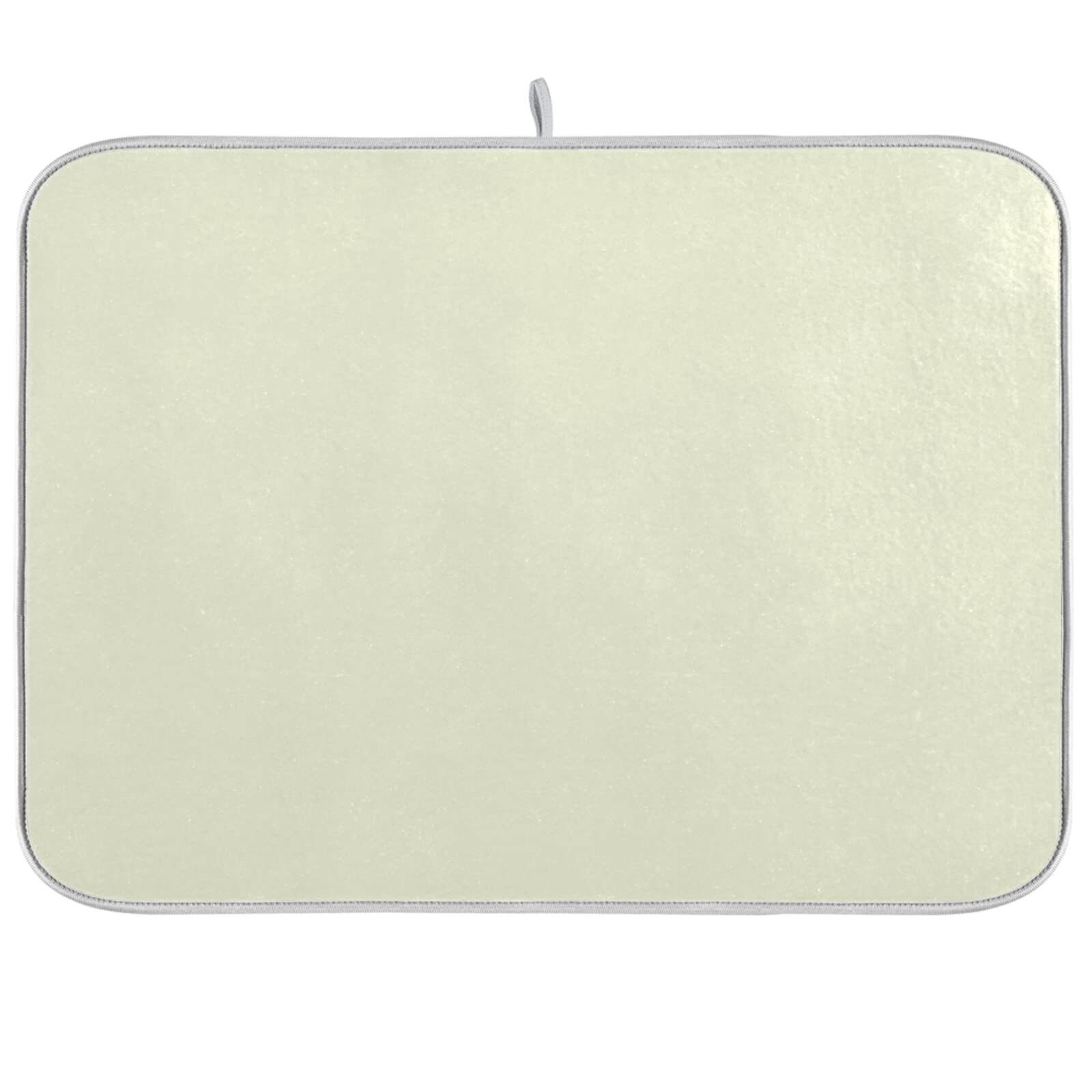 Extra Large Beige Dish Drying Mat - 18x24 Inch Microfiber Kitchen Counter Mat | Heat Resistant, Absorbent Dish Drainer Pad | Perfect for Drying Dishes, Protecting Countertops & Kitchen Decor