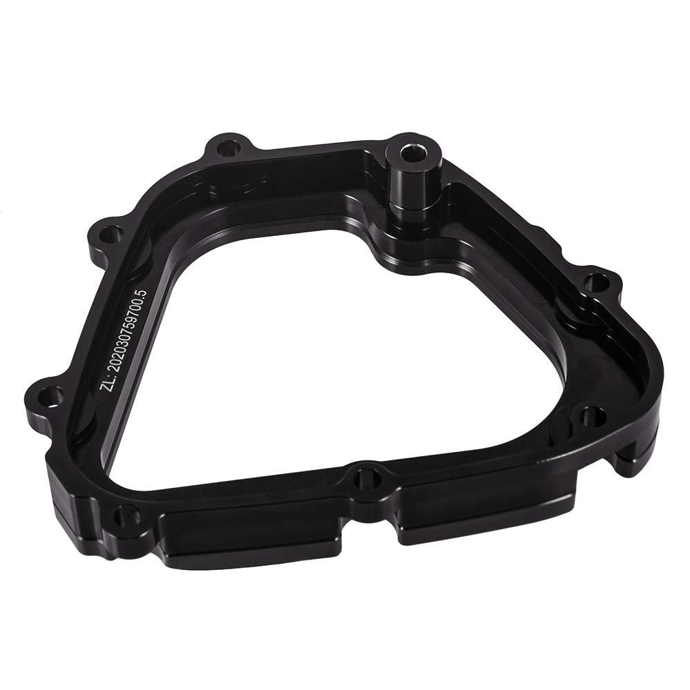 Aluminum Motorcycle Pulse/Timing Cover - Right Engine Case Accessory for Yamaha MT09 FZ09 FJ09 XSR900 Tracer900 GT Niken (2014-2020) - Black - High Performance Upgrade for Engine Protection & Custom Look | Perfect for Street Riding, Touring & Performance Modifications