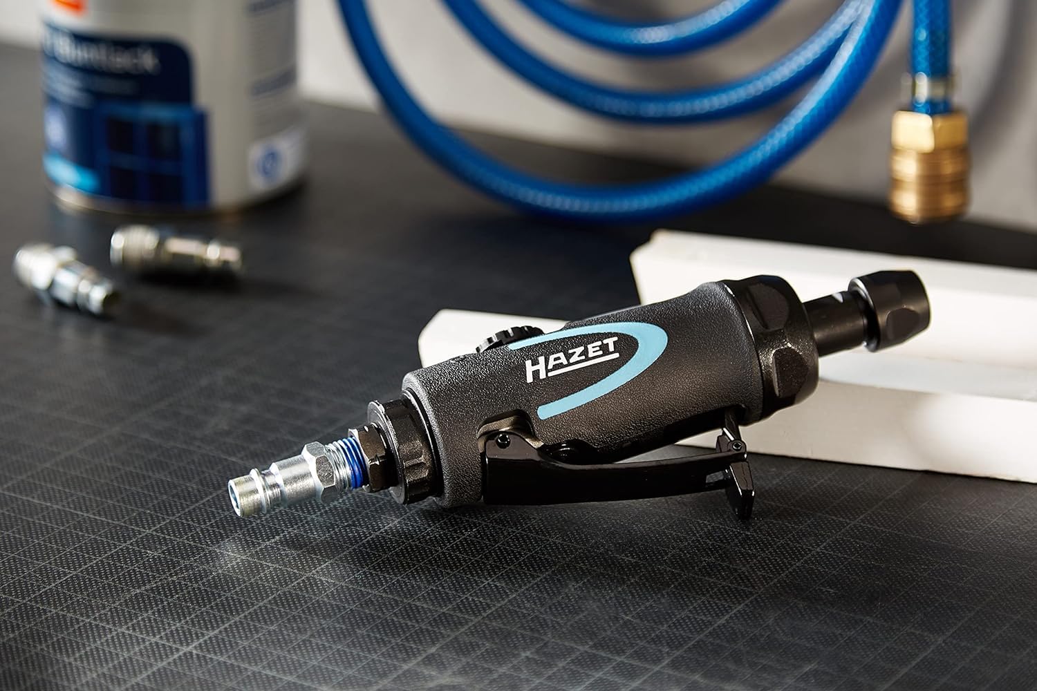 HAZET 9032N-1 Straight Die Grinder - 157mm Length, Multi-Colored for Metalworking, Automotive Repair & DIY Projects