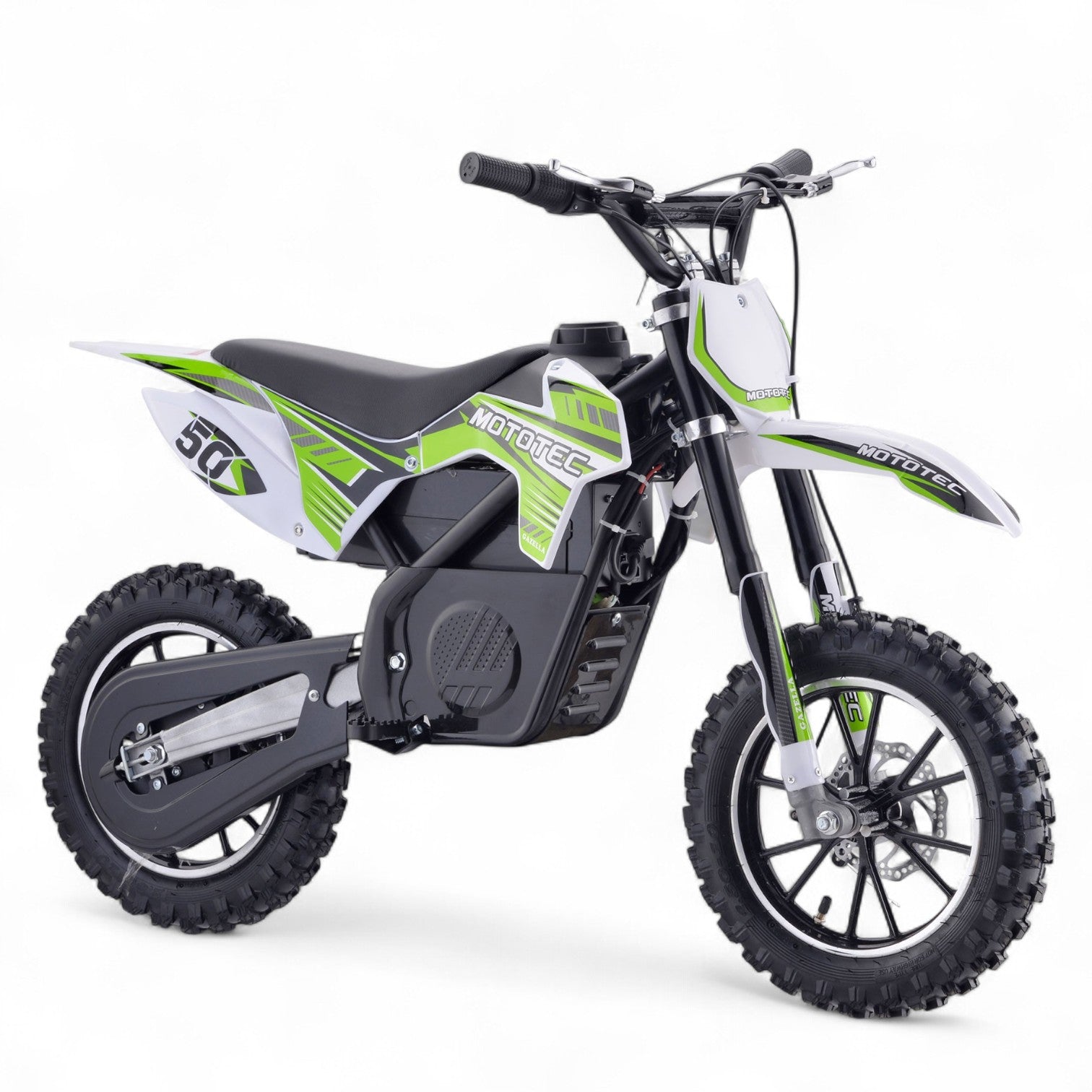 MotoTec Gazella 24V 500W Electric Dirt Bike for Kids - Off-Road Adventure & Backyard Riding Fun