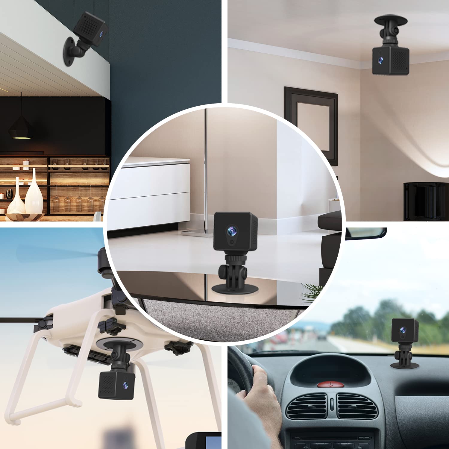 WiFi Hidden Spy Camera - 1080P Full HD Smart Indoor Security Camera with Motion Detection & Night Vision | Mini Wireless Camera for Home, Office, Baby, Pet, Nanny & Elder Monitoring | Ideal for Home Security, Child Safety & Remote Surveillance