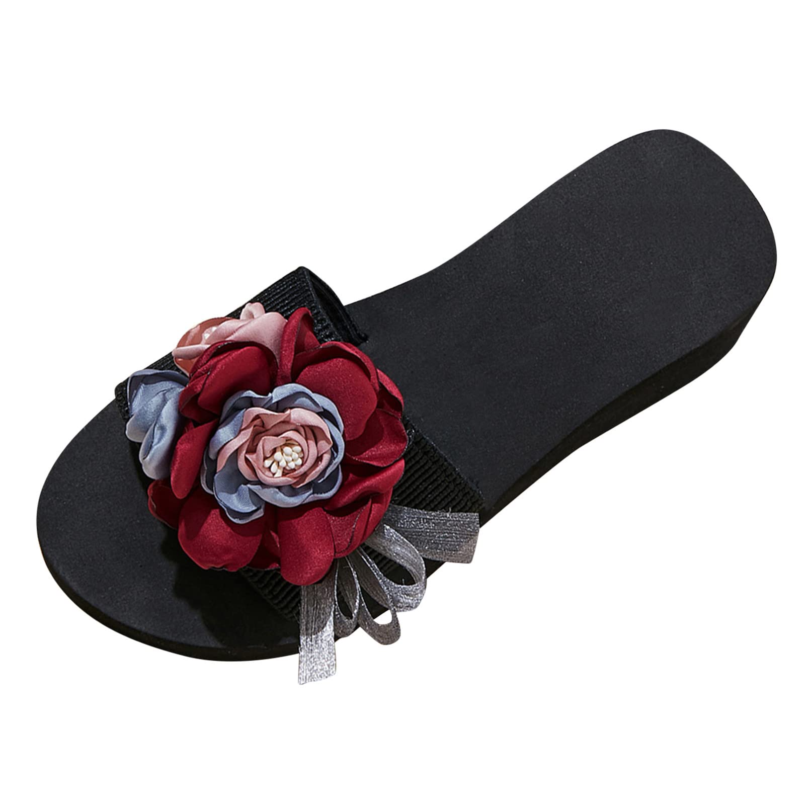 Comfortable Women's Casual Slip-On Flats with Round Toe - Soft Footbed House Slippers for Indoor & Outdoor Use - Perfect for Relaxing at Home, Running Errands, or Light Walking