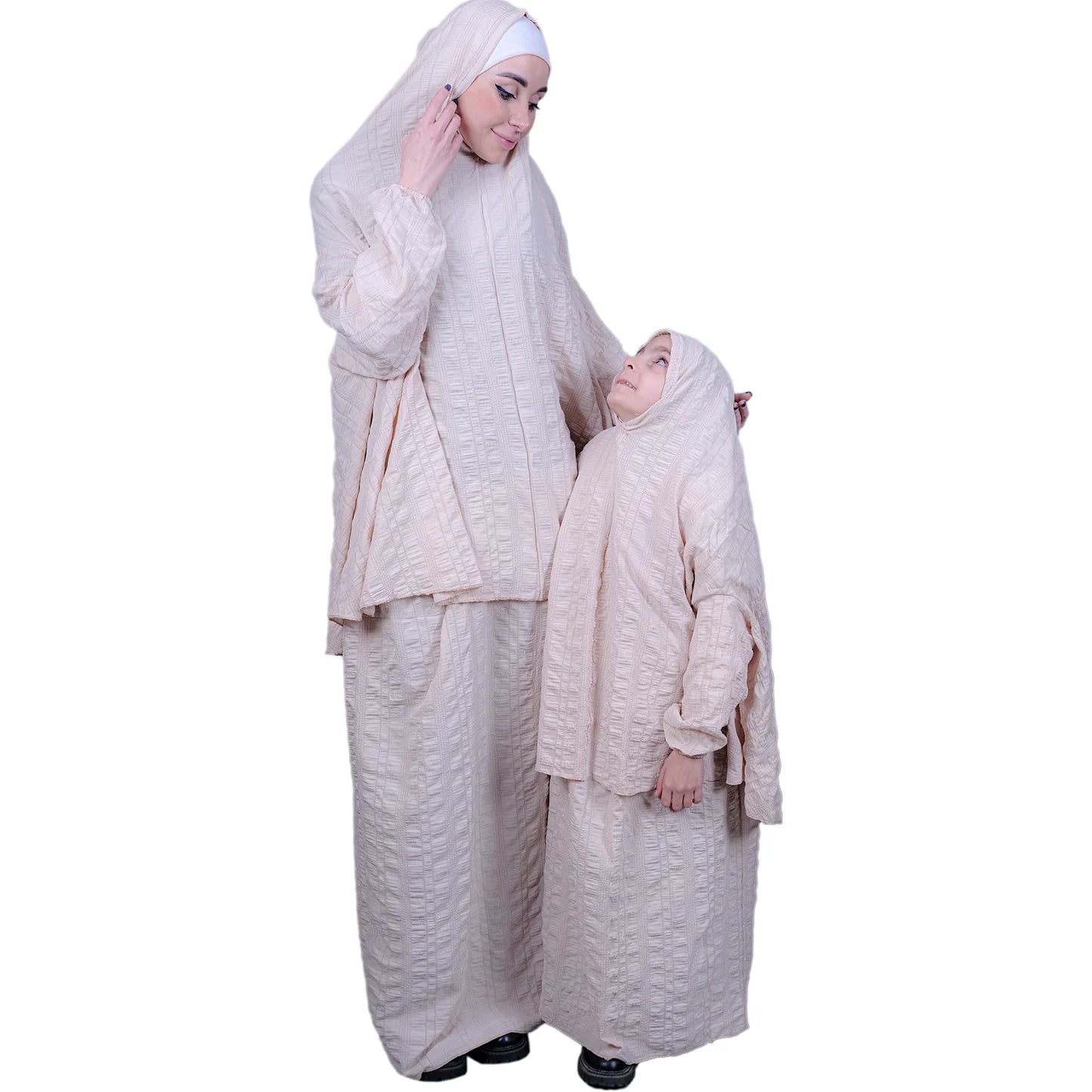Islamic Prayer Set for Men & Women - Complete Salah Mat, Tasbih & Hijab - Perfect for Home, Mosque & Travel Worship