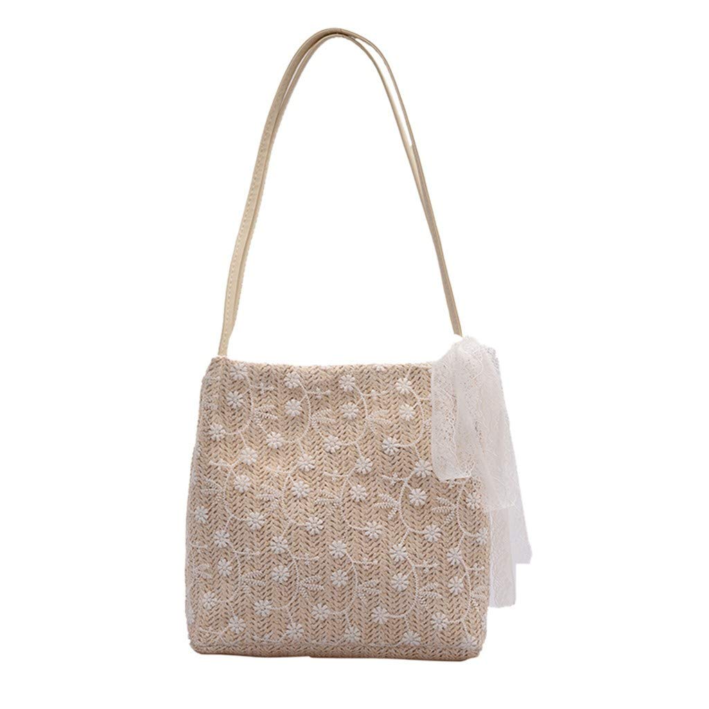 Stylish Over The Shoulder Bags for Women - Small Leather & Nylon Daisy Print Shoulder Purse - Perfect for Summer Outfits, Travel & Everyday Use