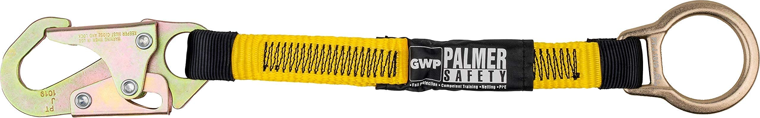 OSHA Compliant Palmer Safety Harness with Detachable 6' Shock Absorbing Lanyard & 18