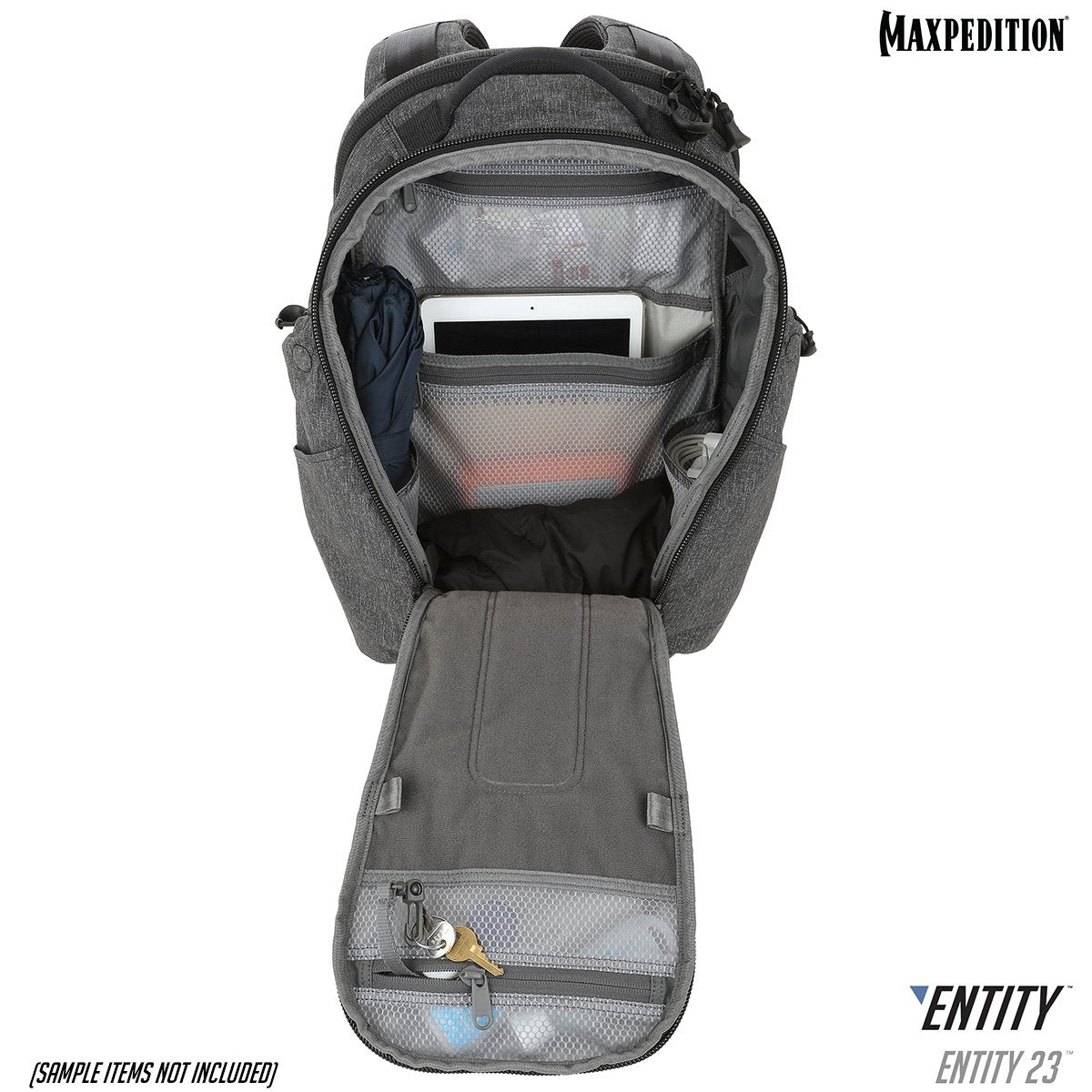Entity 23™ CCW Concealed Carry Laptop Backpack 23L - Waterproof Anti-Theft Business Travel Backpack for Men & Women - Perfect for Office, College, Airplane & Everyday Commute