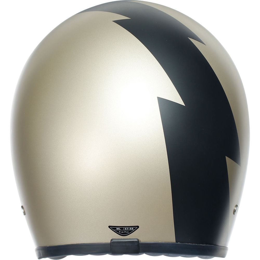 AGV X70 Volt Champagne & Black Full Face Motorcycle Helmet - DOT & ECE Certified for Racing & Street Riding