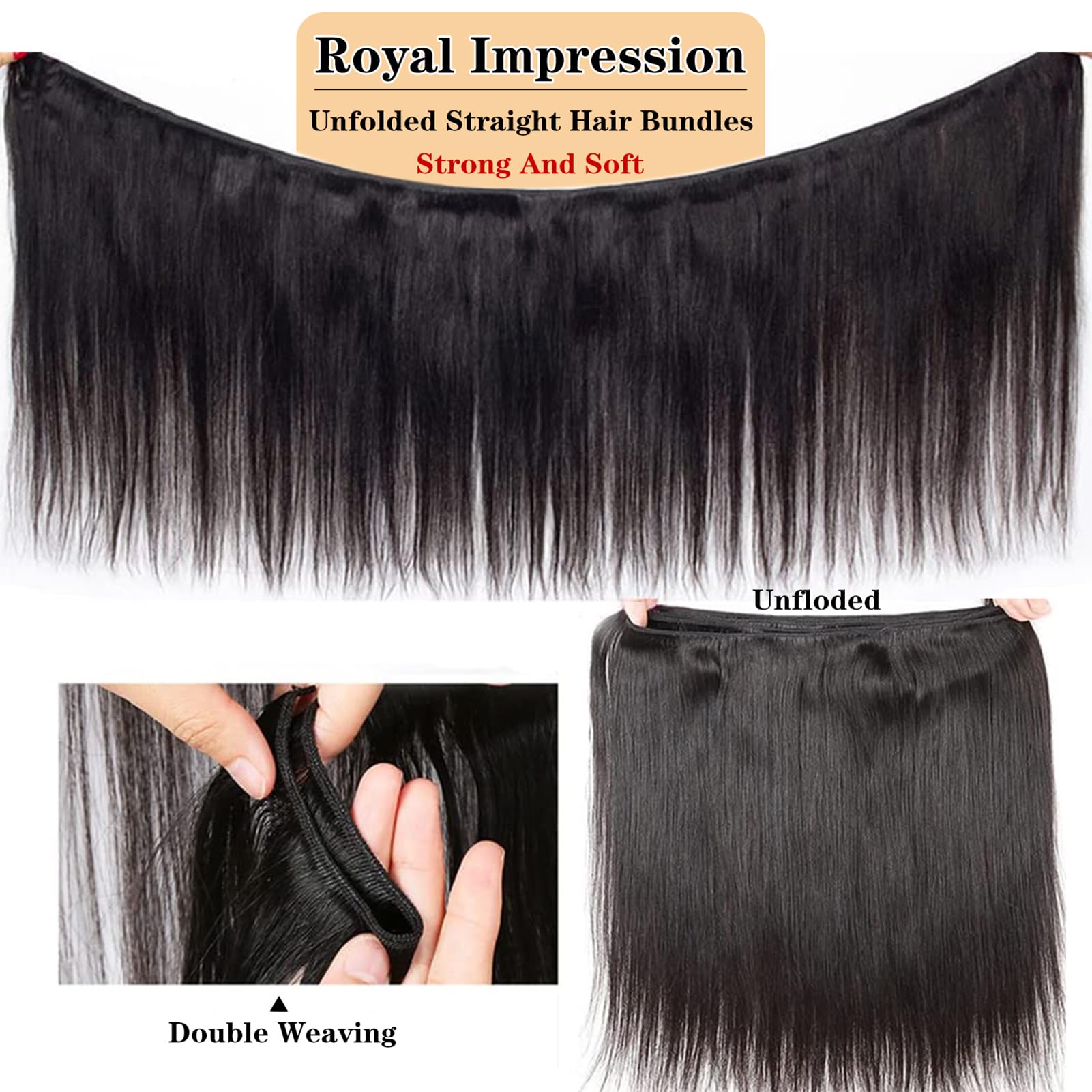 12A Grade 100% Unprocessed Brazilian Virgin Hair Bundles - 26