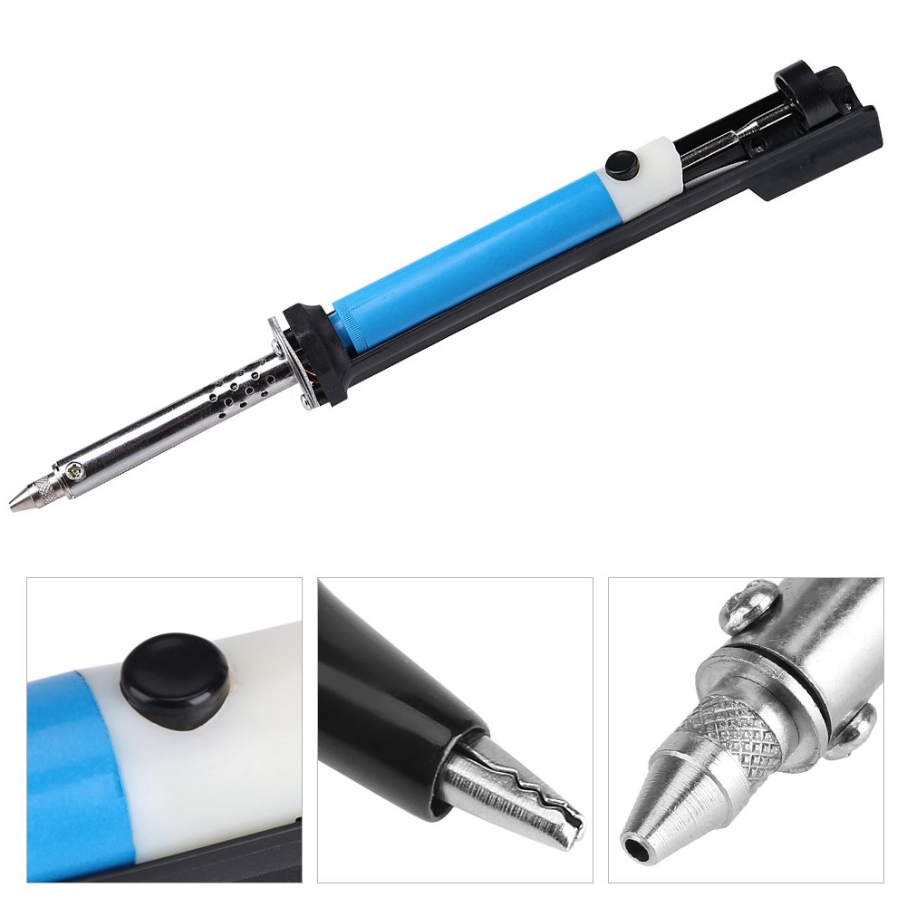 Fdit 30W 2-in-1 Electric Soldering Iron with Desoldering Pump, Welding Tool Kit for Electronics Repair - US Plug 110V - Perfect for DIY Projects, Circuit Board Fixing & Home Appliance Maintenance