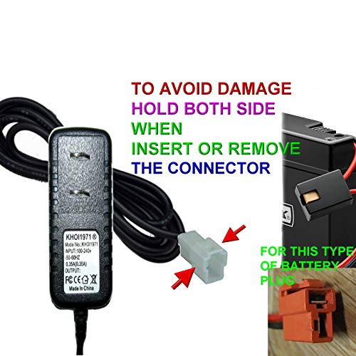 6V Wall Charger AC Adapter for ROLLPLAY Mercedes Benz GL450 Ride-On Car - Replacement Battery Charger Power Supply - Perfect for Kids Electric Toy Vehicles & Outdoor Play