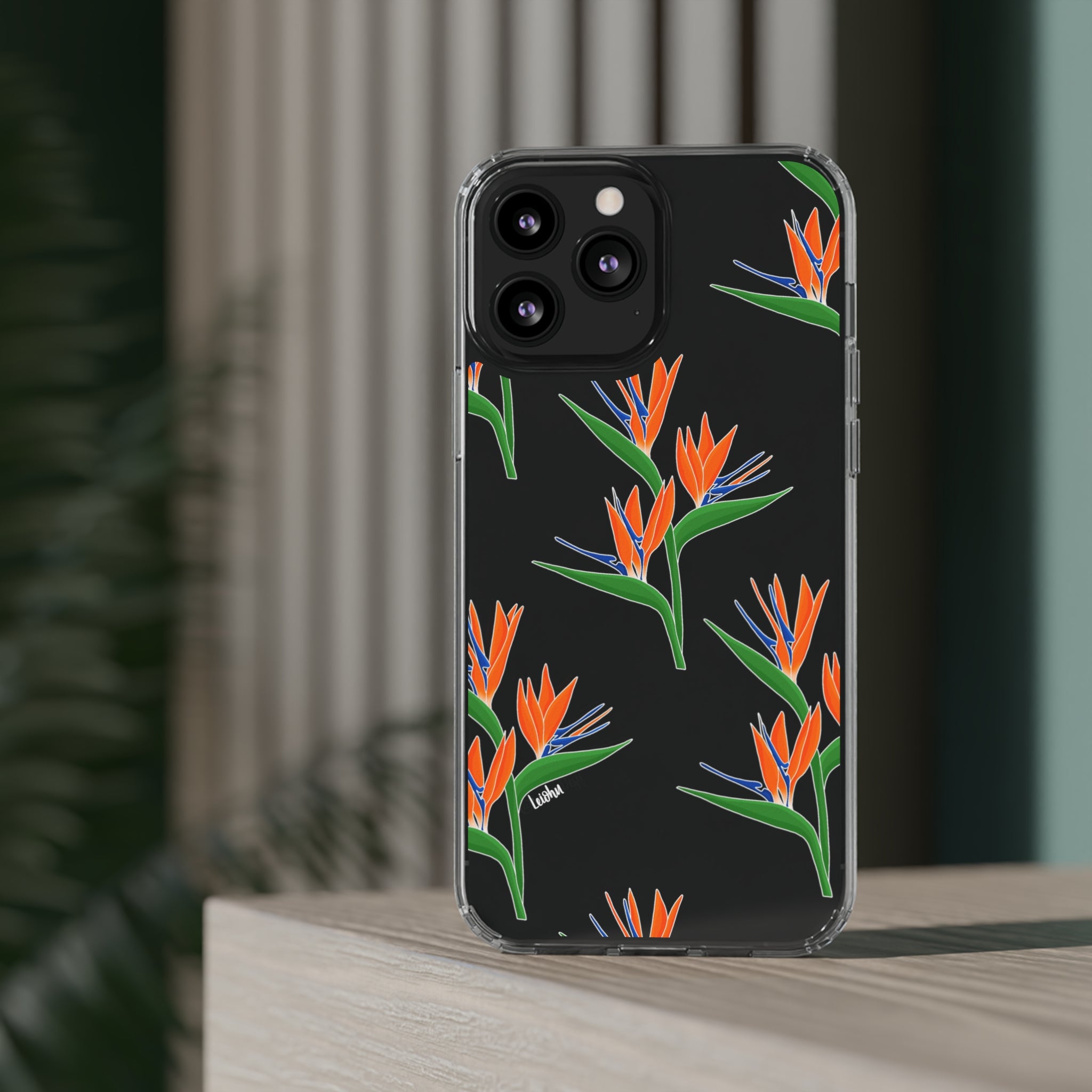 Bird of Paradise Clear Phone Case - Durable Protective Cover for iPhone & Samsung - Perfect for Nature Lovers & Tropical Style