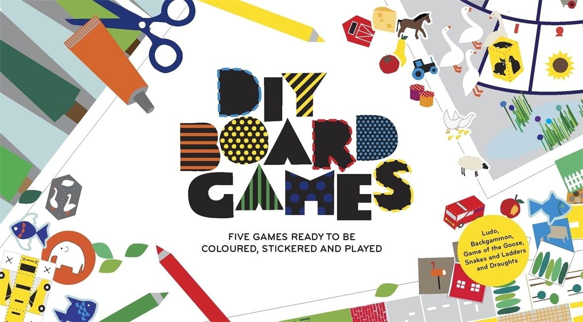DIY Board Games Kit - Create Your Own Fun Family Games | Laurence King Publishing | Perfect for Game Nights, Parties & Educational Activities