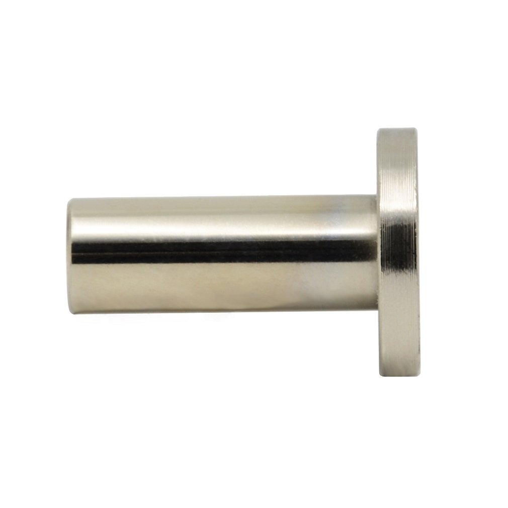 Nickel Plated 8mm Linear Ball Bearing Bushing - LMF8LUU Circular Flange for 3D Printer & CNC Machine Linear Motion Shaft | Perfect for Precision Movement in DIY Robotics and Automation Projects