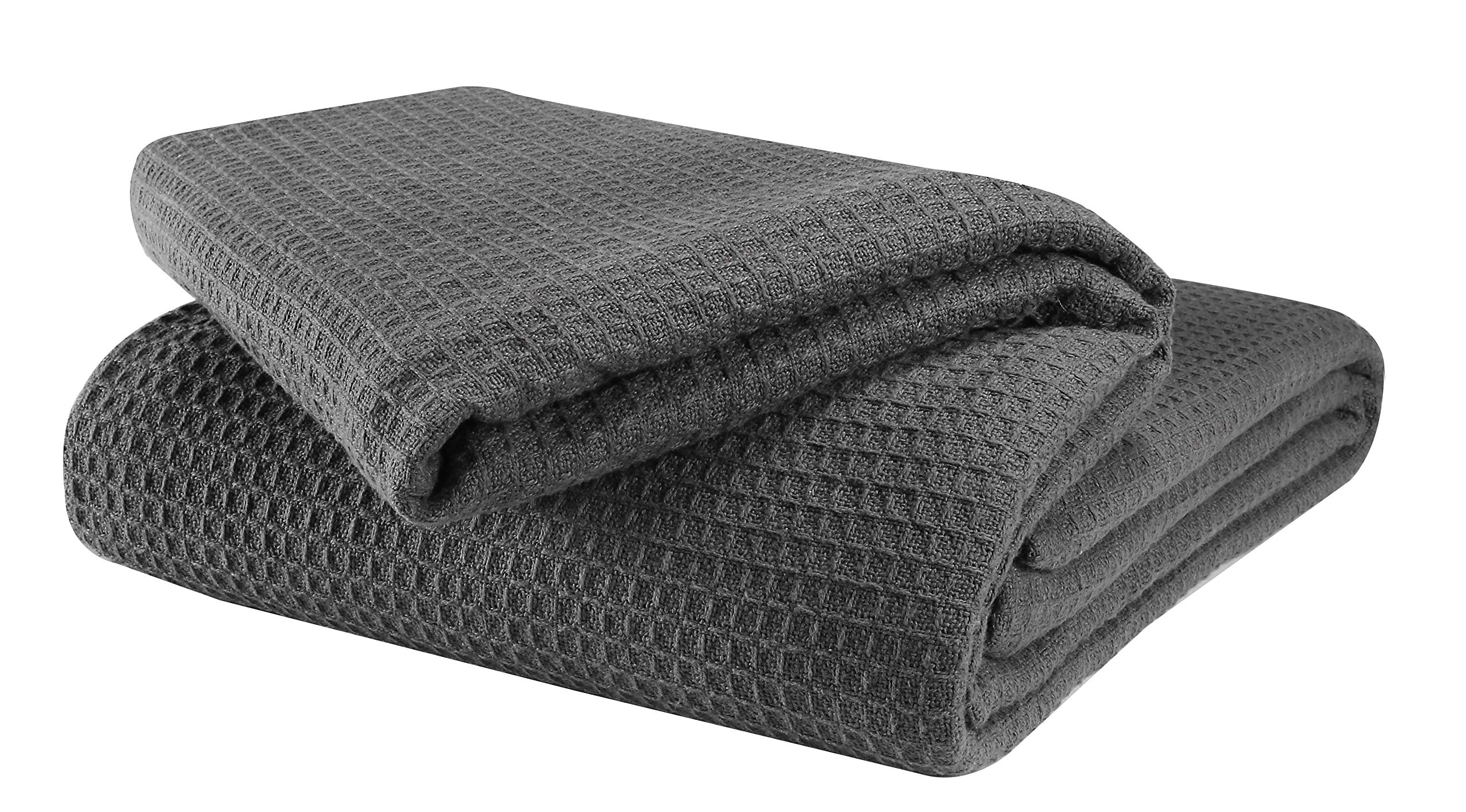 Glamburg 100% Cotton Thermal Blanket - Queen Size Waffle Weave Bed Blanket | Breathable, Soft & All-Season Comfort | Perfect for Cozy Nights, Guest Rooms & Winter Warmth
