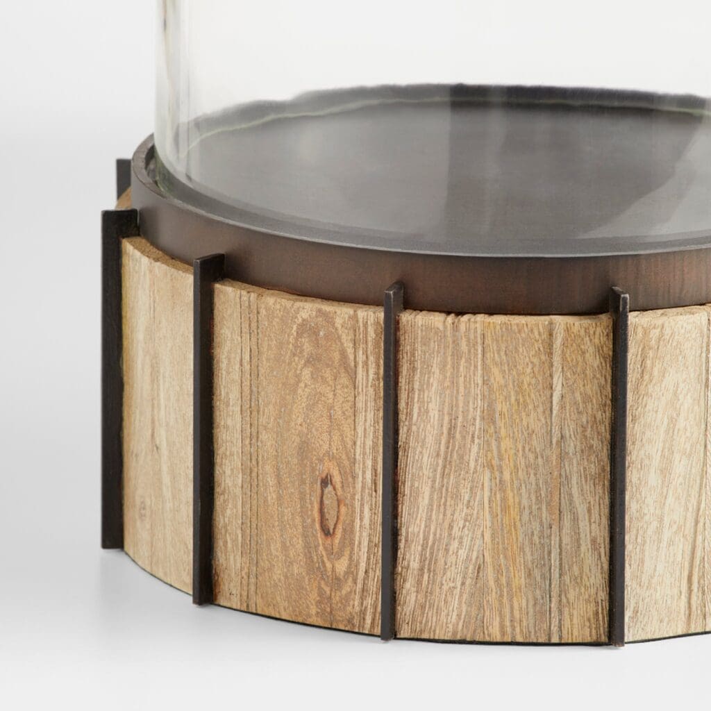 Cyan Design 11543 Reed Tabletop Candle Holder in Bronze - Elegant Home Decor for Dining Table, Living Room, and Wedding Centerpieces
