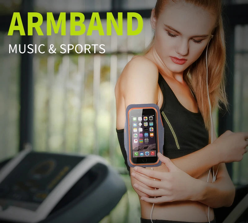 iPhone 15 Armband for Running & Outdoor Sports - Waterproof Phone Holder for Gym, Hiking, Cycling & Fitness Activities