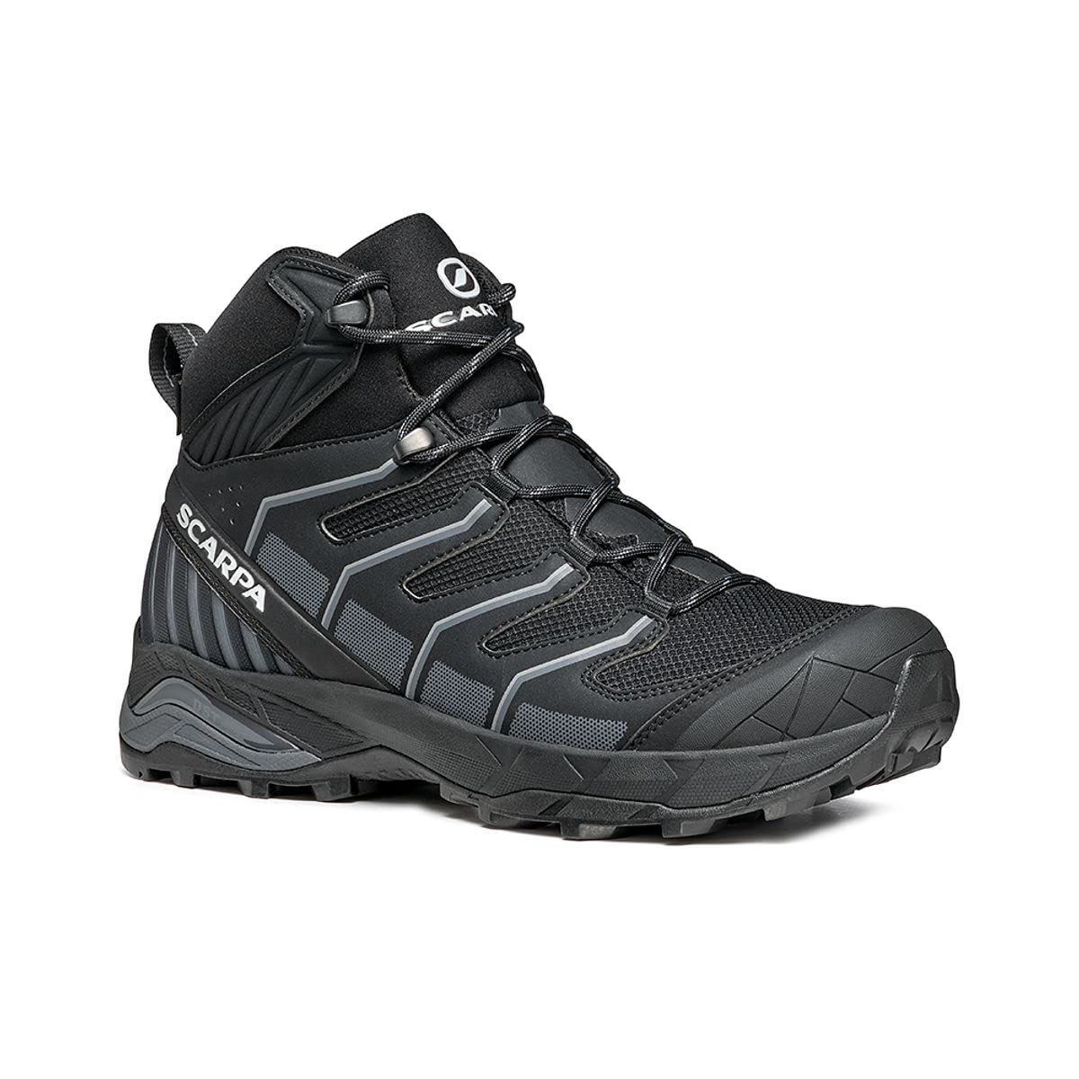 SCARPA Men's Waterproof Hiking Boots for Camping & Outdoor Adventures - Lightweight High Ankle Support Trekking Shoes Size 8.5 US - Perfect for Mountain Trails, Backpacking & Rough Terrain