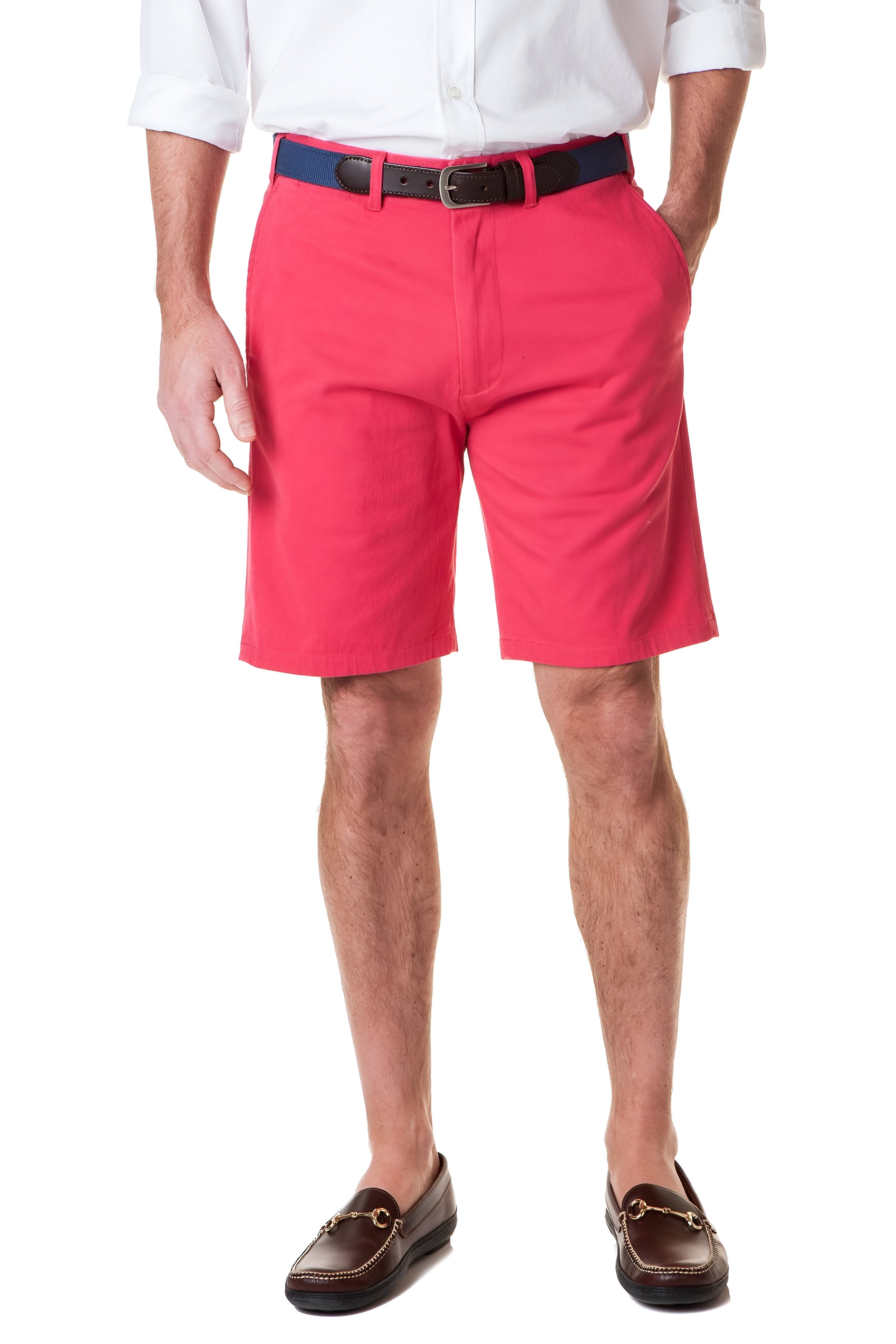 Cisco Short Stretch Twill Hurricane Red - Comfortable Stretch Twill Fabric for Casual Wear & Outdoor Activities