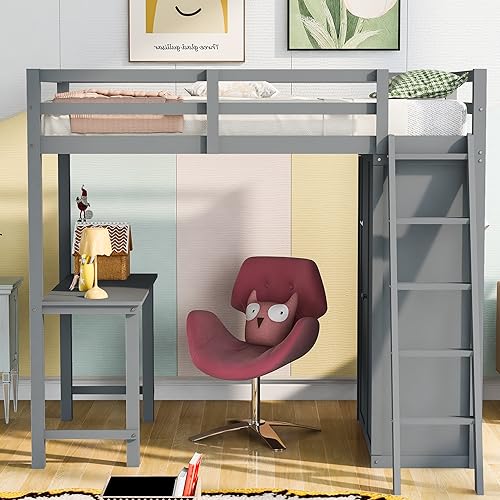 Gray With Wardrobe