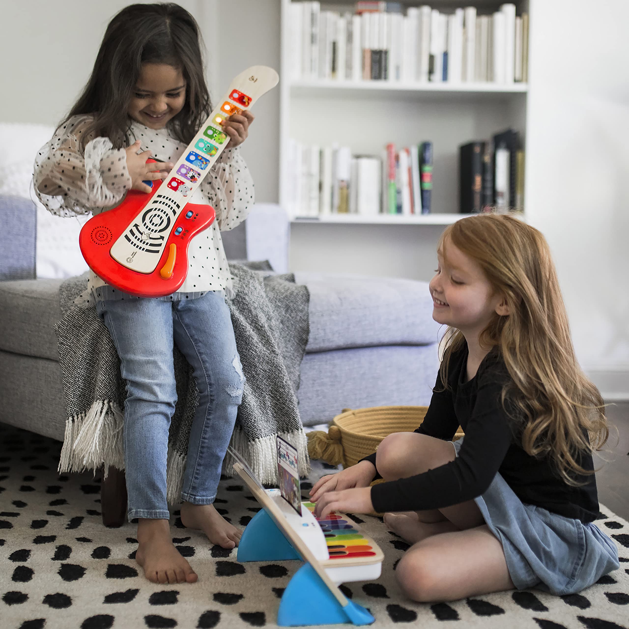 **Baby Einstein Together in Tune Piano & Guitar Bundle – Safe Wireless Wooden Musical Toys for Toddlers 6+ Months – Magic Touch Technology – Multicolor – Perfect for Early Learning & Playtime Fun**