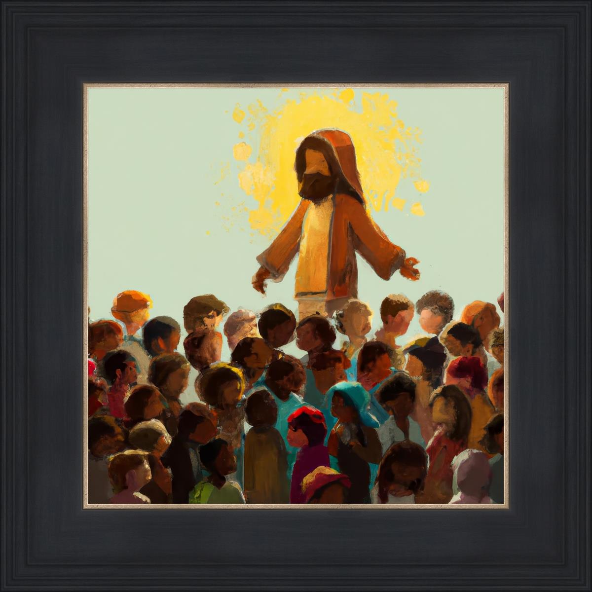 Blessed Are The Children - Inspirational Christian Wall Art for Kids' Room Decor & Nursery - Perfect for Sunday School, Baptism Gifts & Faith-Based Home Decor
