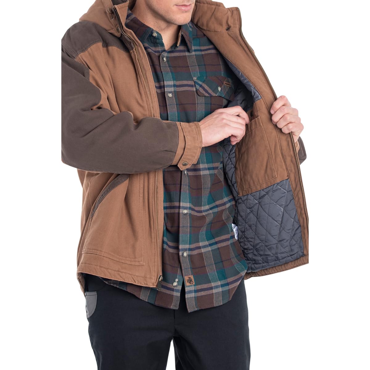Legendary Whitetails Men's Canvas Cross Trail Workwear Jacket - Durable Outdoor Coat for Hunting, Hiking & Camping - Water-Resistant Canvas Work Coat for Cold Weather Adventures