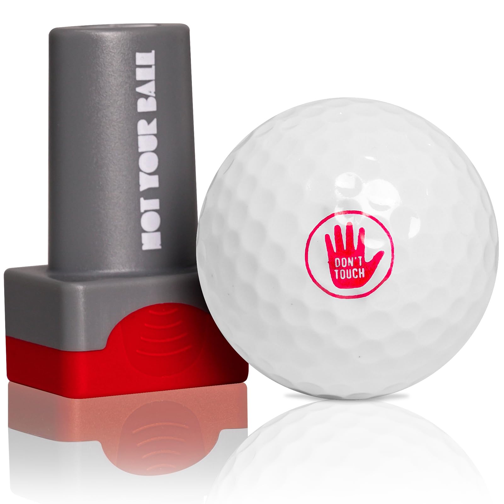 QUBI Reusable Self-Inking Golf Ball Stamp Marker - Personalize & Identify Golf Balls | Perfect Golf Gift for Men & Women | Great for Tournaments, Practice Sessions & Preventing Lost Balls