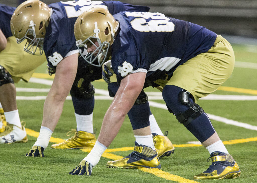 Authentic Quenton Nelson Notre Dame Football Game-Worn Jersey #56 by Under Armour - Perfect for Collectors, Fans, and Game Day Outfits
