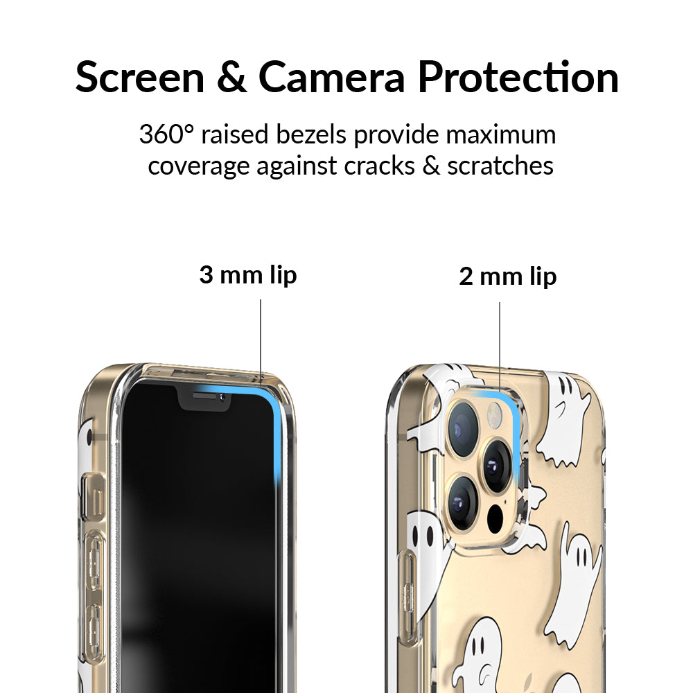 Ghosted Clear iPhone Case - Ultra Slim Protective Cover for iPhone [Model] | Shatterproof & Scratch-Resistant | Perfect for Everyday Use & Travel