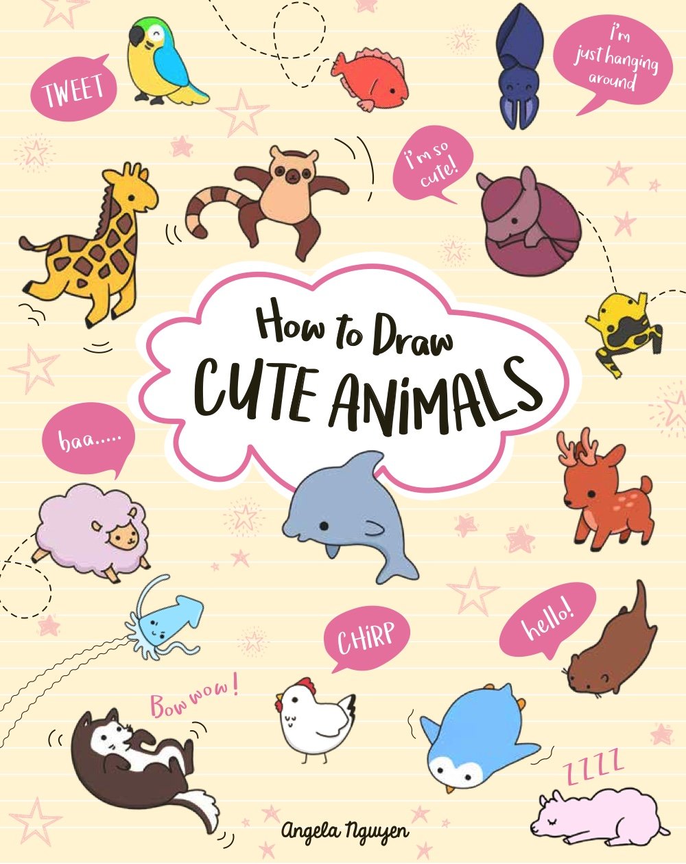 How to Draw Cute Animals Step by Step - Easy Drawing Guide for Beginners | Perfect for Kids, Art Classes & DIY Sketching Projects
