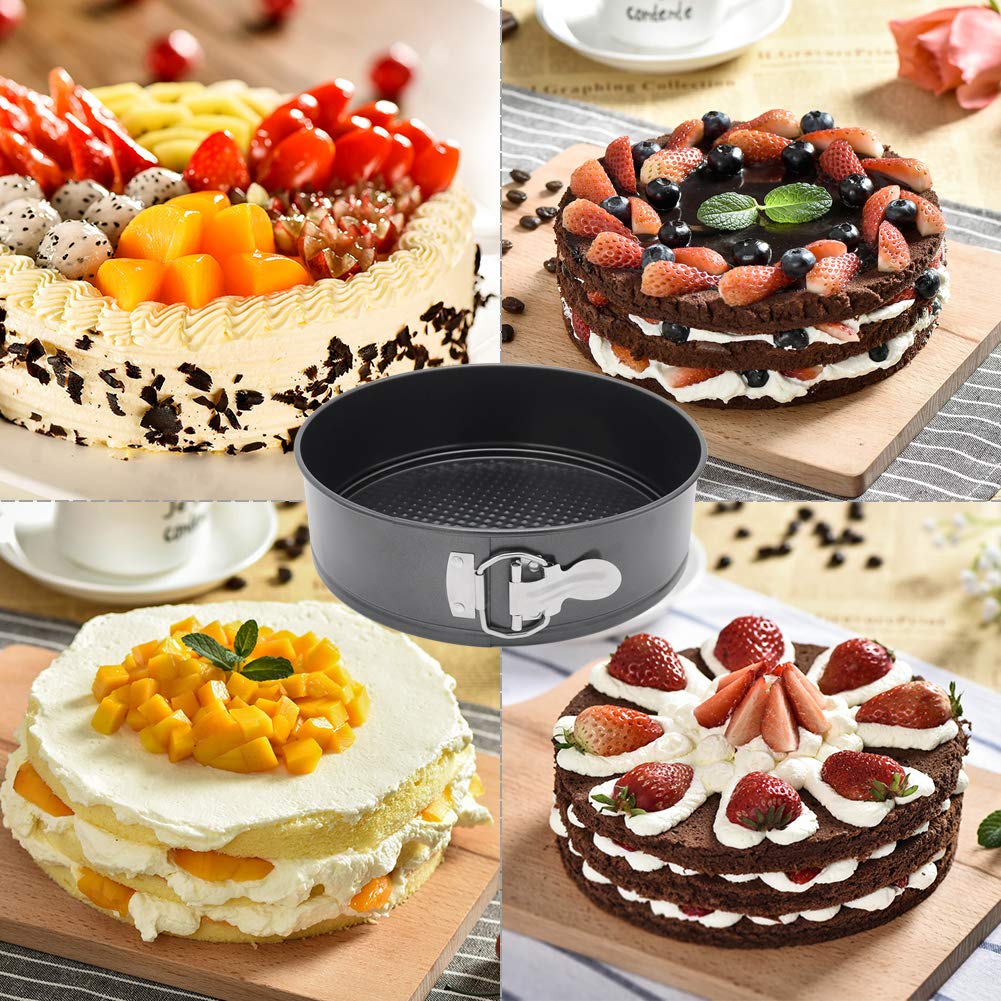 7 Inch Non-Stick Springform Cake Pan with Removable Bottom - Perfect for Cheesecakes, Cakes & Baking - Fits 5/6/8 Quart Instant Pot Pressure Cooker (18cm) - Ideal for Home Baking, Parties & Dessert Making
