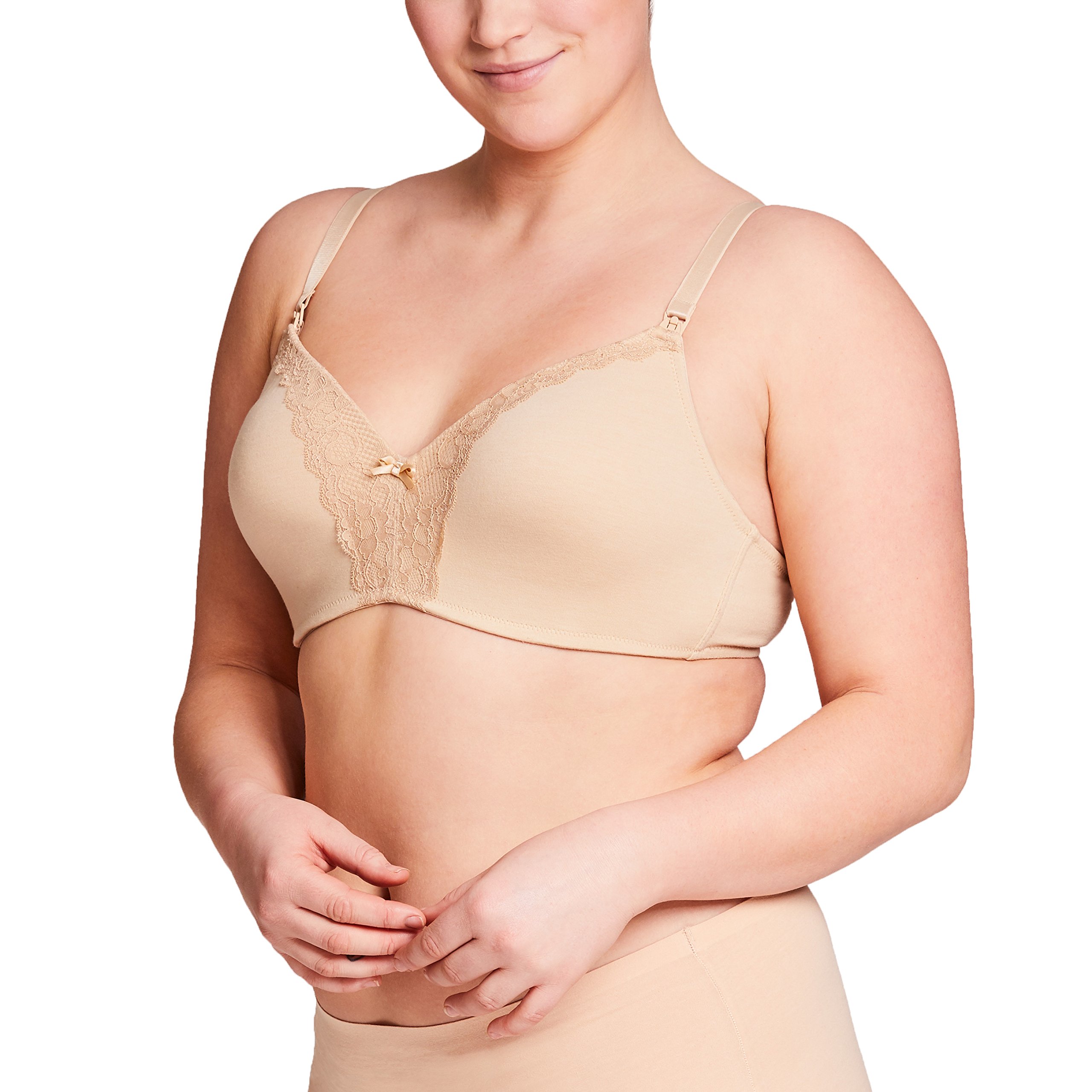 La Leche League Heavenly Wireless Padded Nursing Bra for Women - Comfortable Maternity & Breastfeeding Support - Perfect for Daily Wear, Sleeping, and Postpartum Recovery