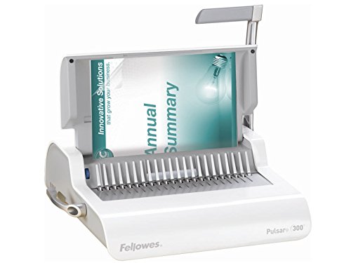 Fellowes Pulsar Comb Binding Machine - Heavy Duty 21-Hole Punch for Office, School, and Home Use - Perfect for Reports, Presentations, and Booklets