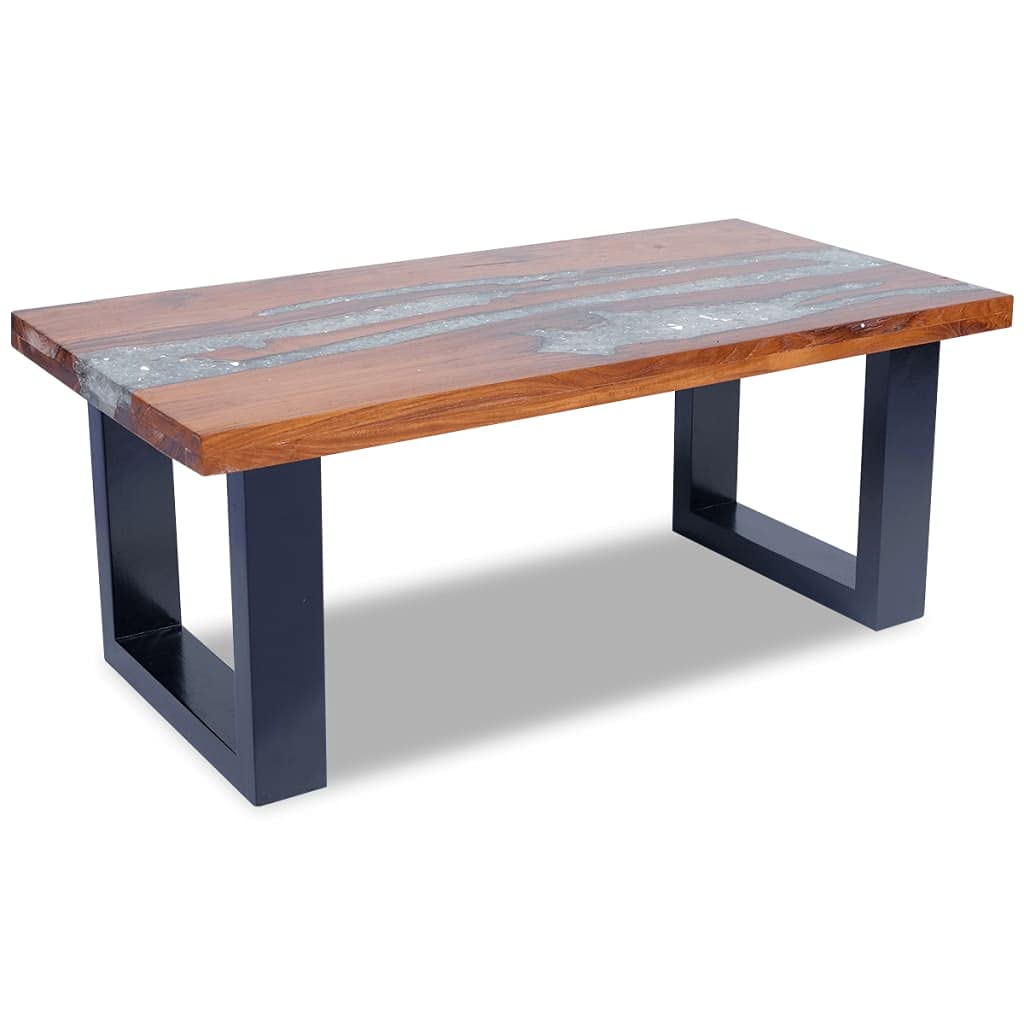 Rustic Wood Coffee Table - 39.4