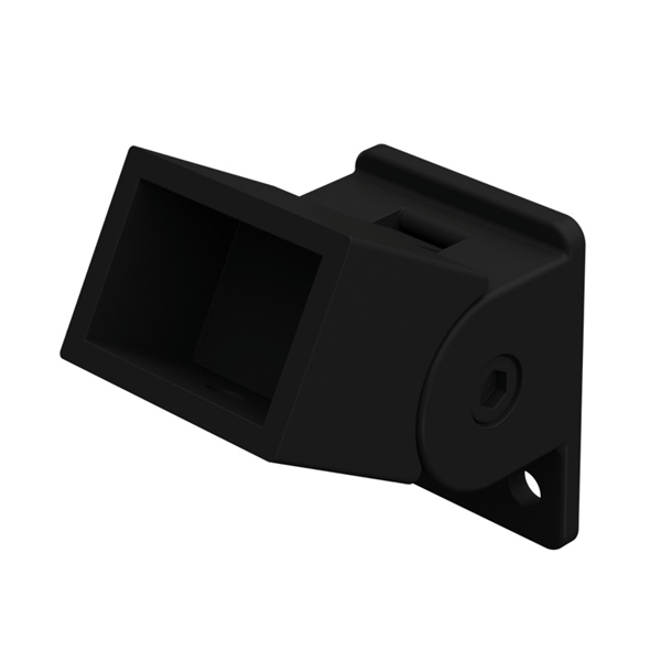 Heavy Duty Vertical Swivel Bracket - Powder Coated Aluminum Single Fencing Bracket for Secure Gate & Fence Installation - Perfect for Backyard, Garden & Farm Use