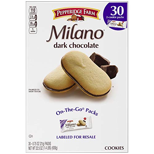 Pepperidge Farm Milano Dark Chocolate Cookies - Delicious Italian-Style Biscuits with Rich Cocoa Flavor | Perfect for Gifts, Parties & Coffee Time