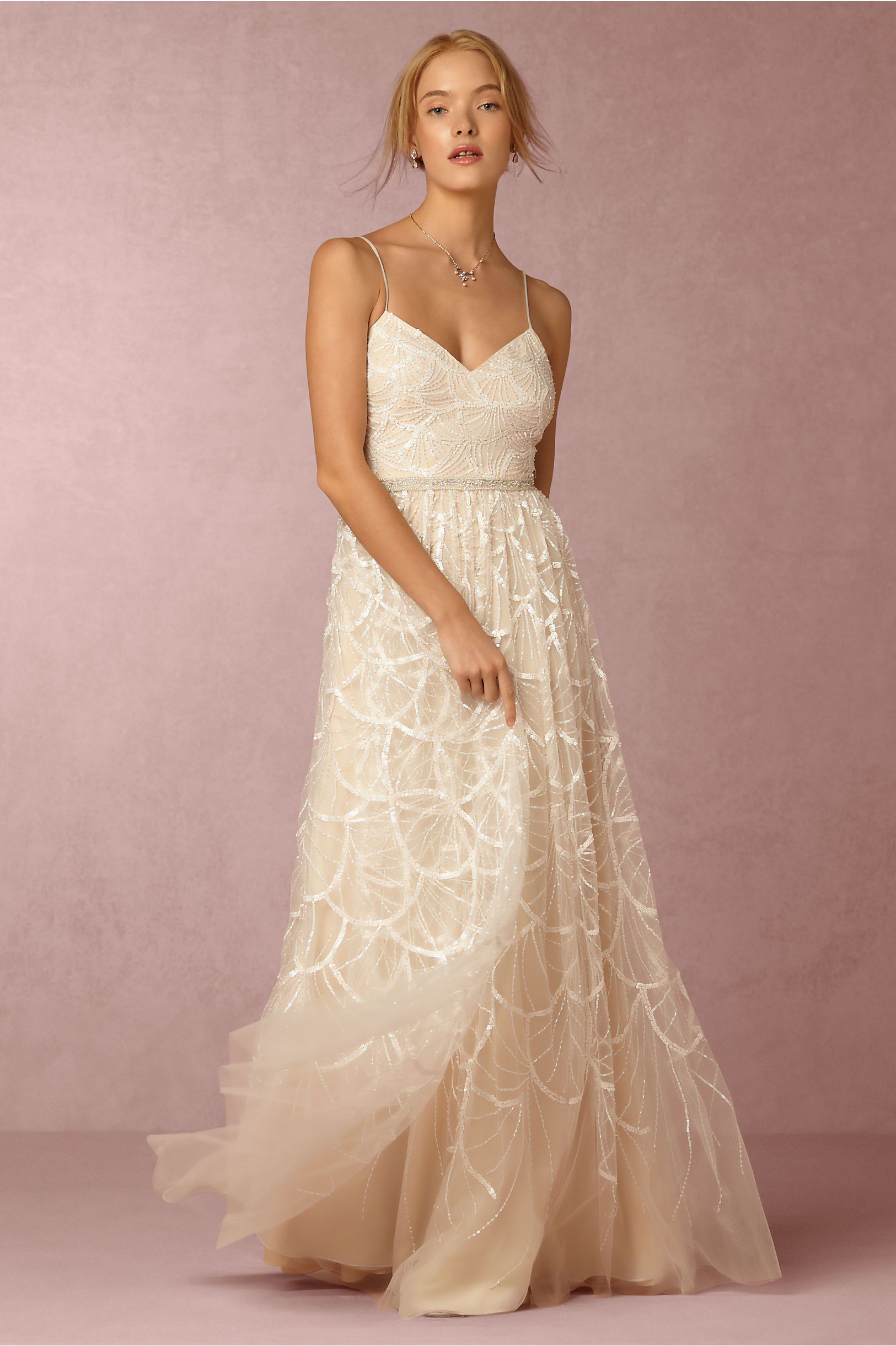 BHLDN Etoile Gianna Wedding Gown - Elegant Lace Bridal Dress for Formal Ceremonies & Romantic Photos