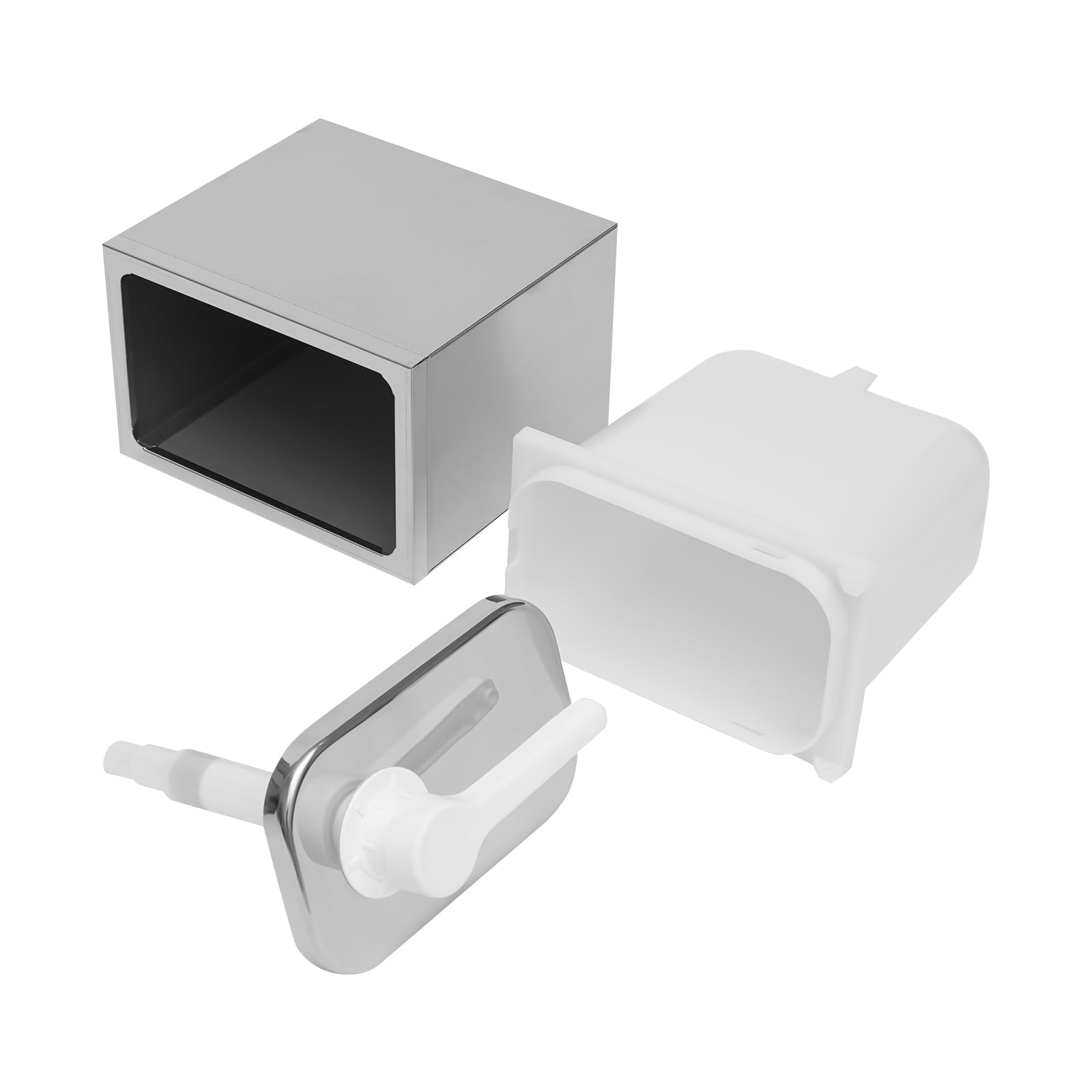 Stainless Steel Condiment Pump Dispenser for Ketchup, Salad & Jam - Single Head