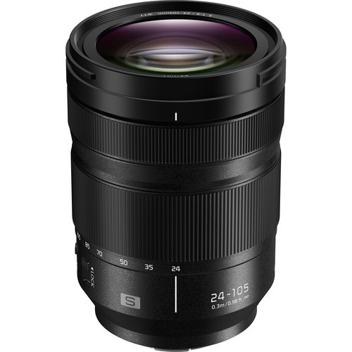 Panasonic Lumix S 24-105mm f/4 Macro OIS Lens - Full Frame Mirrorless Camera Lens with Optical Image Stabilization for Portrait, Travel & Low Light Photography