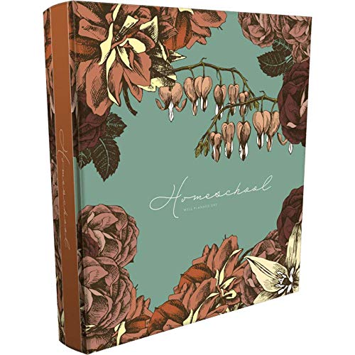 Well Planned Gal Homeschool Binder (Blush Rose) - Organizer Planner for Homeschooling Moms - Perfect for Lesson Planning, Scheduling & Record Keeping - Ideal for Home Education & Teacher Organization