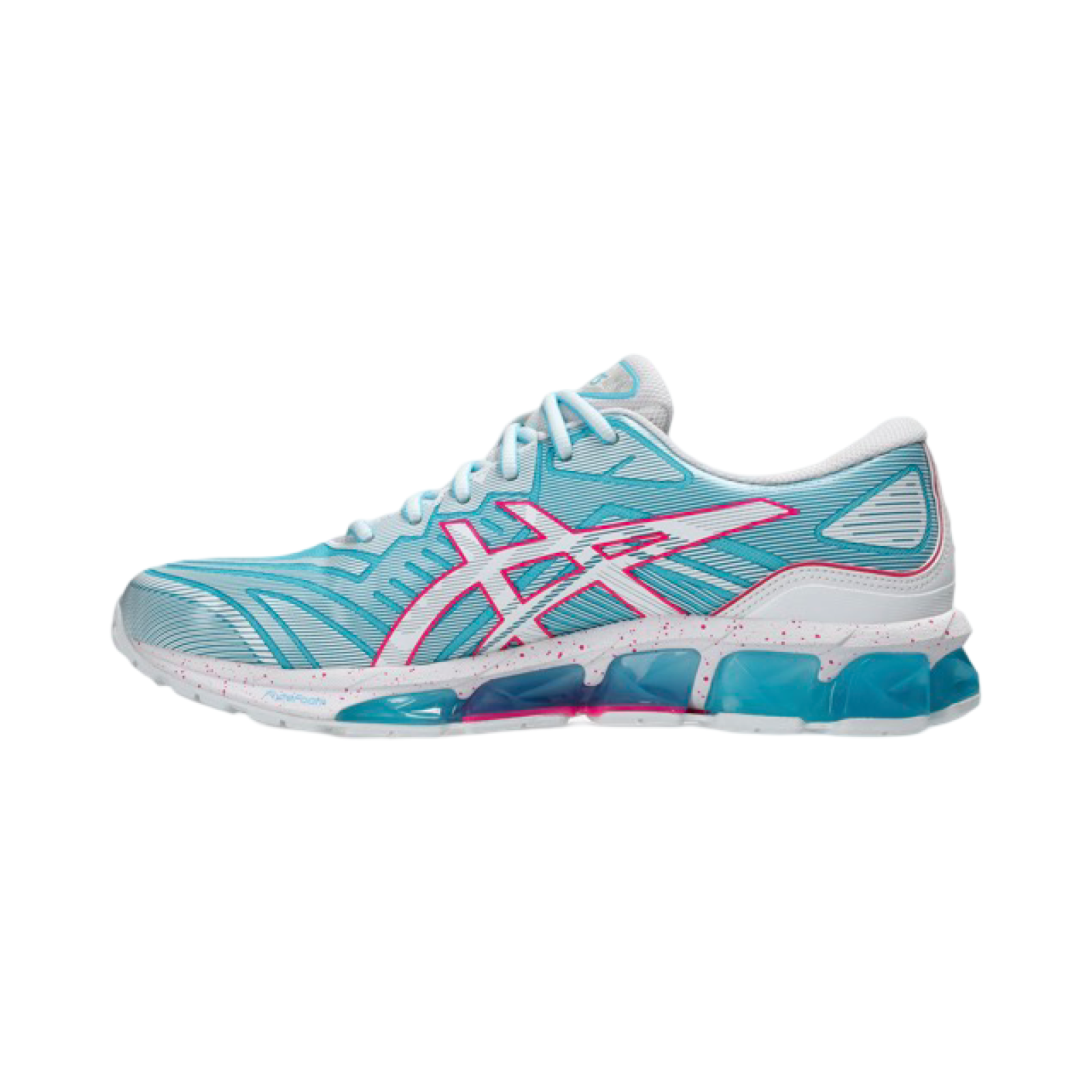 ASICS Gel Quantum 360 VII Running Shoes - White Aquarium Color - Cushioned Support for Men & Women - Perfect for Jogging, Gym Workouts & Daily Wear
