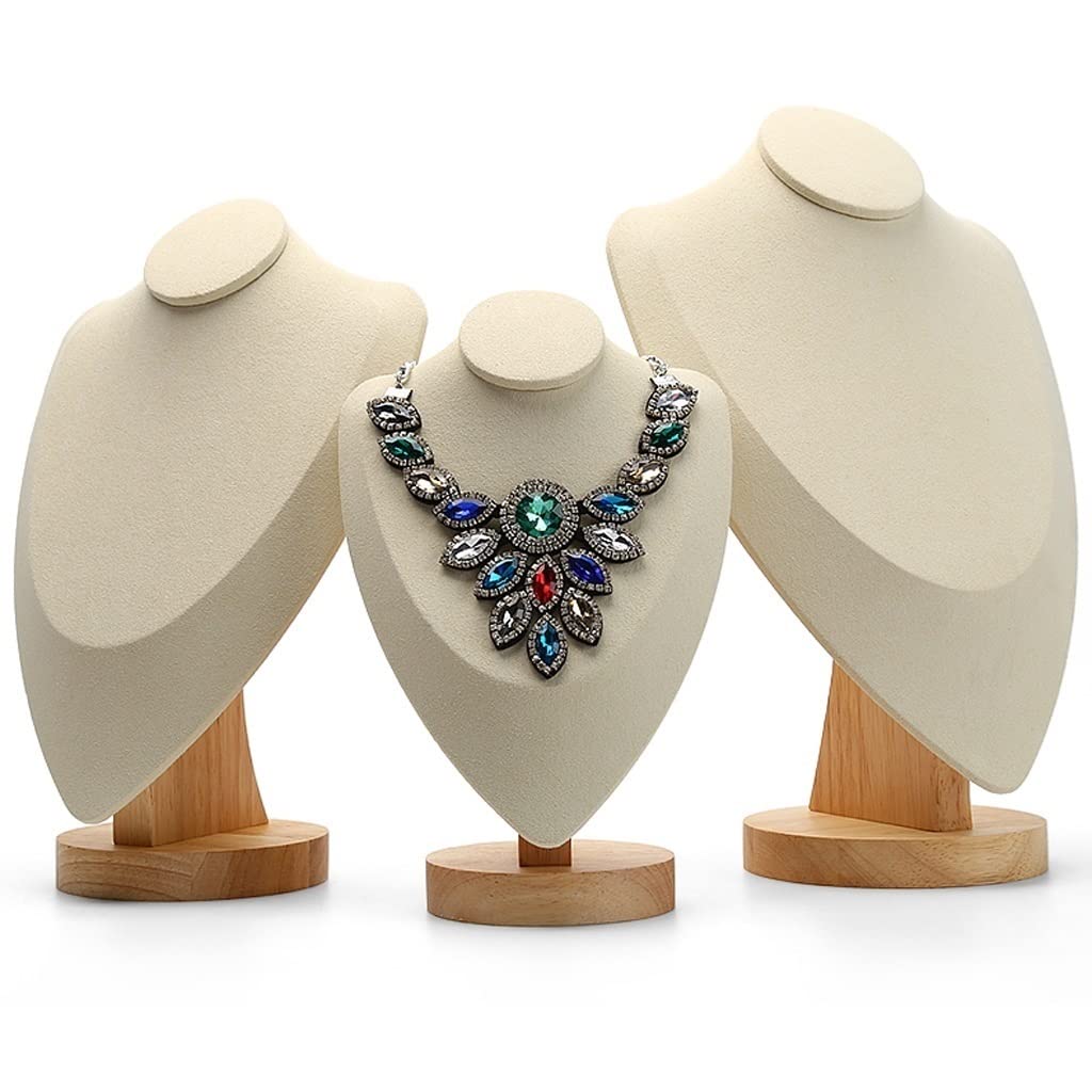Stylish Beige Jewelry Display Stand - 13.2