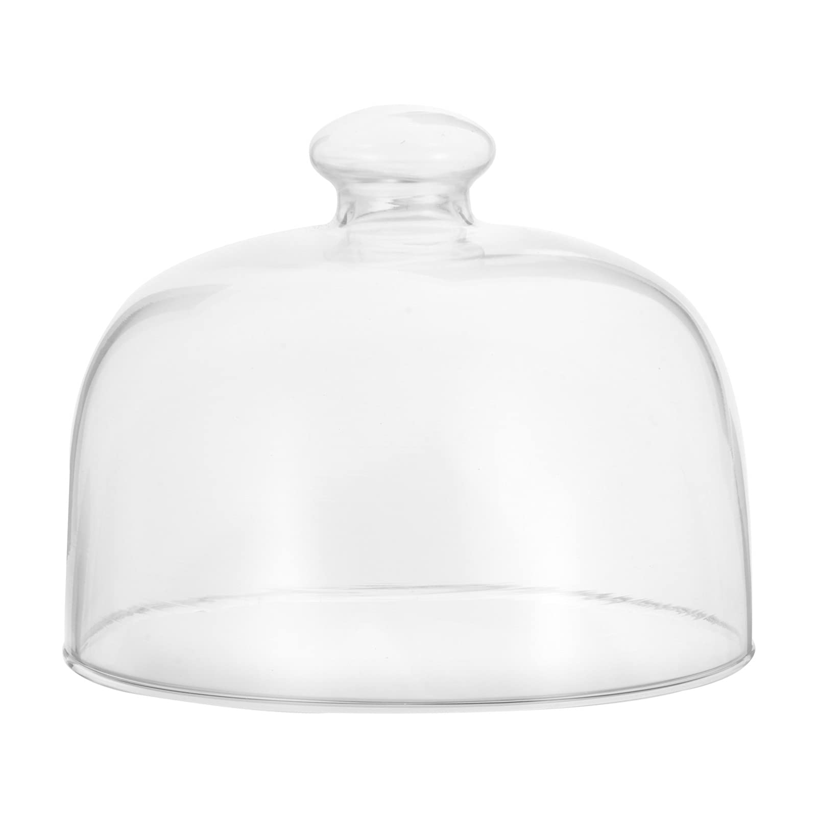 Glass Cake Dome with Lid - Clear Round Cake Cover for Home Baking, Dessert Display & Food Platter - Perfect for Parties, Weddings & Kitchen Storage