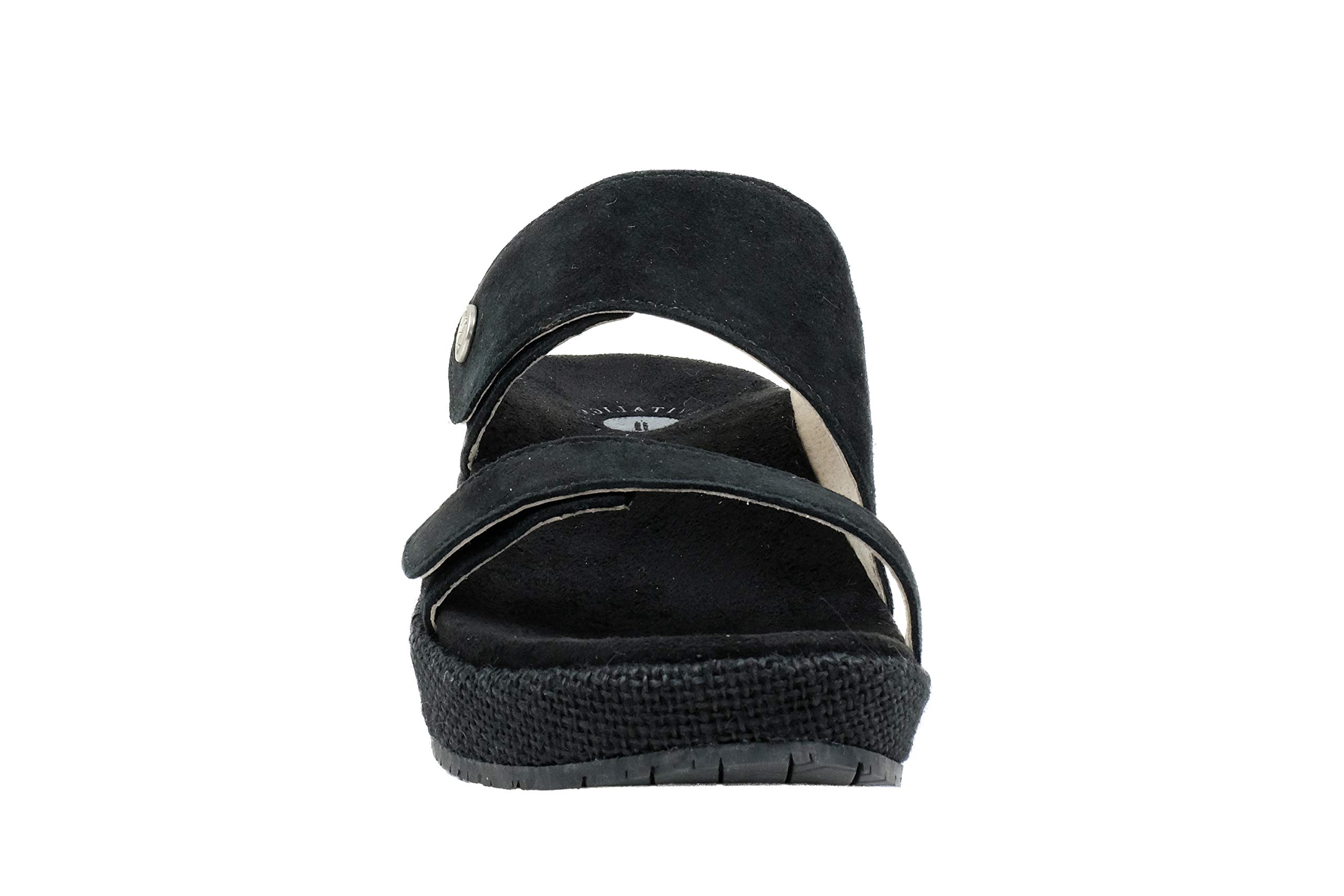 REVITALIGN Women's Comfortable Wedge Sandals with Arch Support - Stylish Summer Casual Shoes for Walking, Travel & Beach Outfits