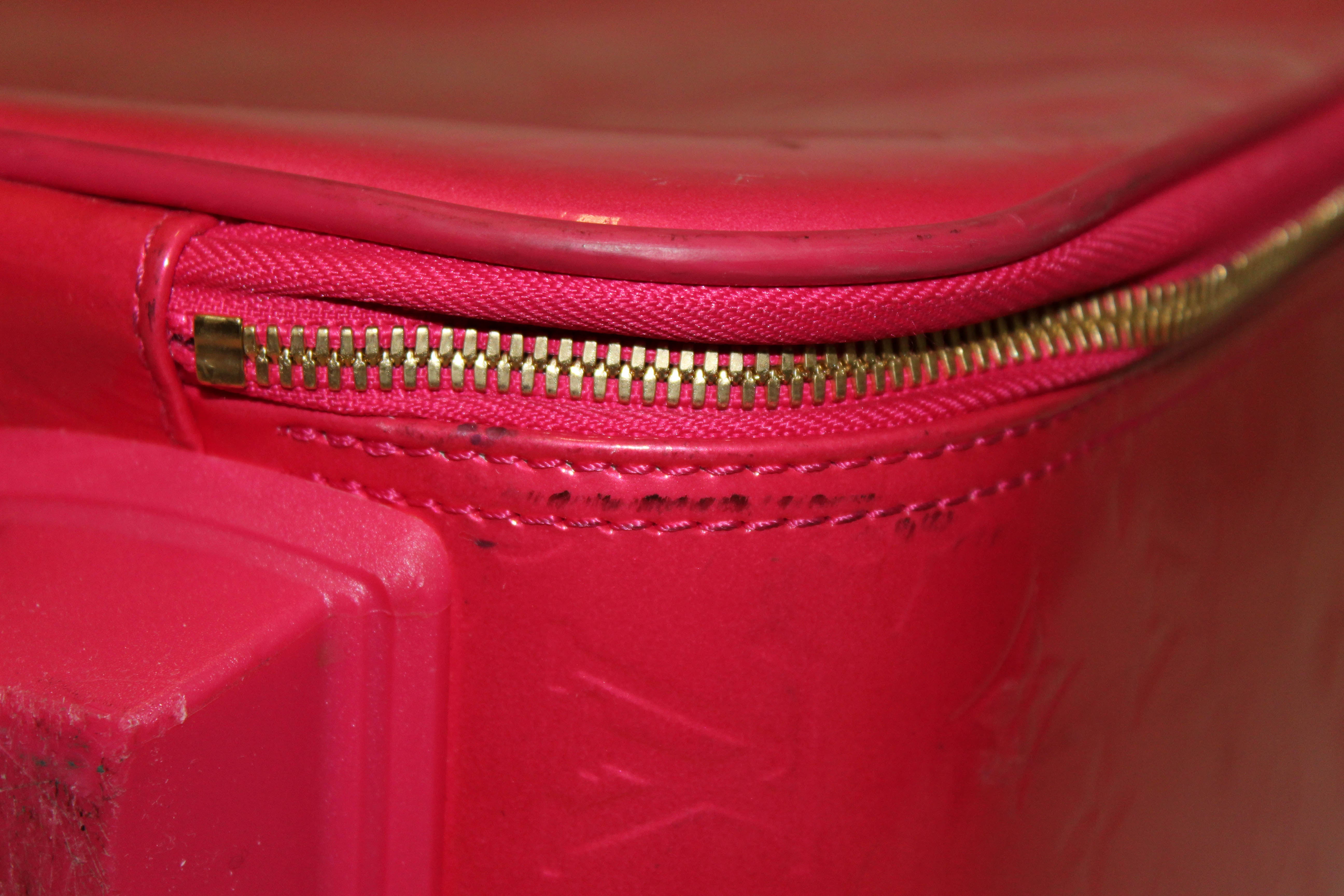 Authentic Louis Vuitton Pink Monogram Vernis Leather Pegase 45 Carry-On Luggage - Luxury Travel Suitcase for Women, Business Trips & Vacation Getaways