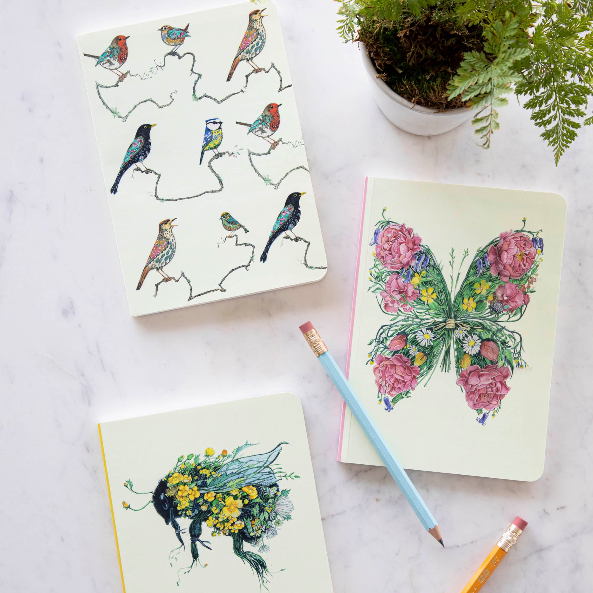Butterfly Perfect Bound Notebook - A5 Size, 80 Sheets, Lined Journal for Writing, Note Taking & Sketching - Ideal for School, Office & Creative Projects