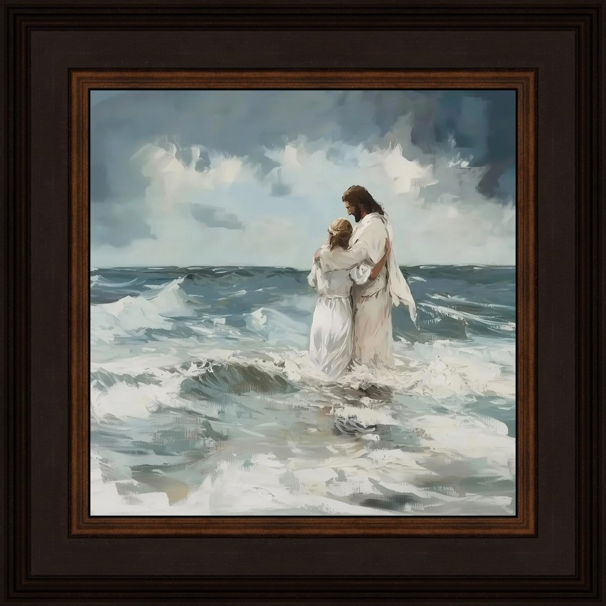 Be Still By Gabriel Heaton - Inspirational Christian Wall Art for Home & Office Decor - Perfect for Living Room, Bedroom, or Gift
