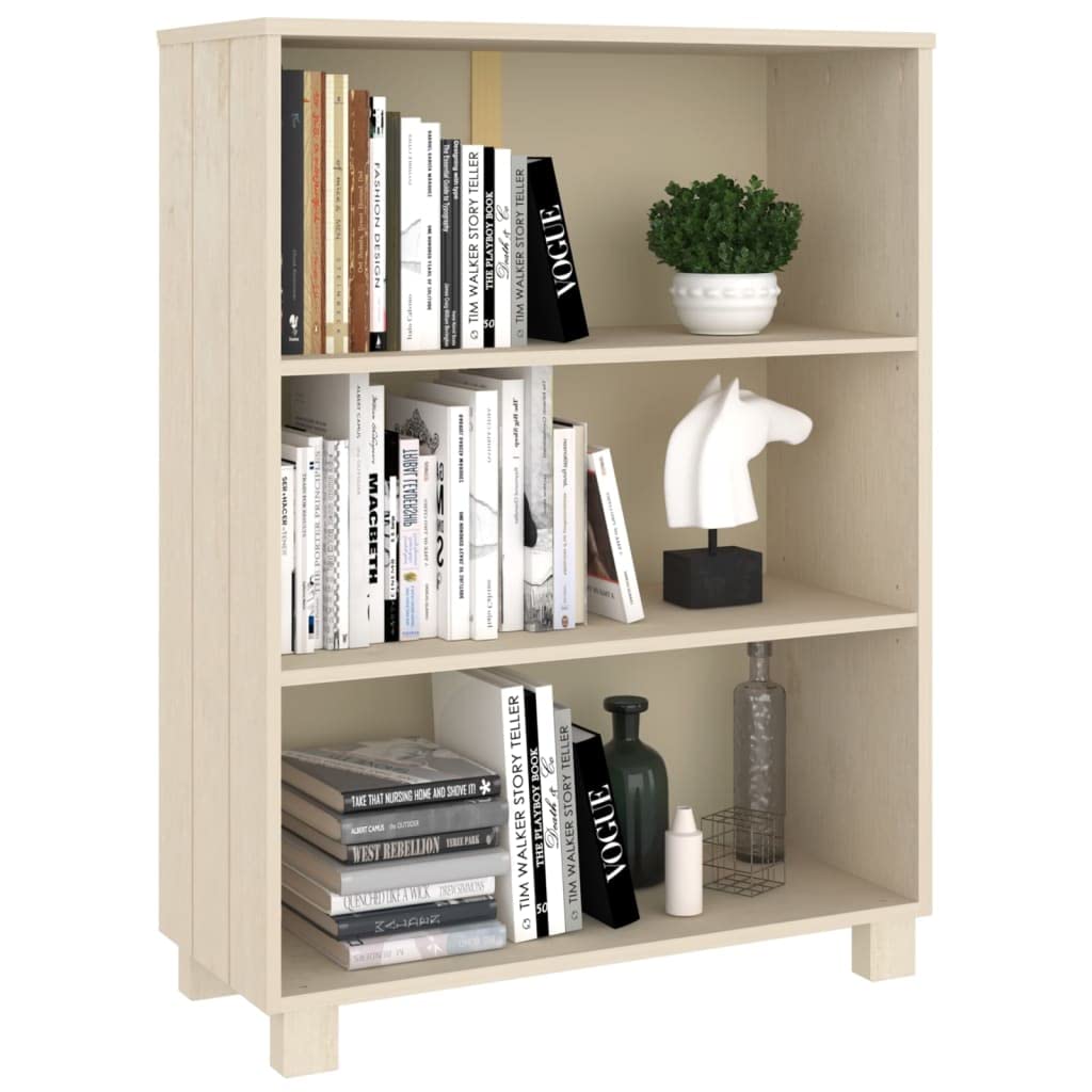 Solid Wood Pine Bookcase - 33.5